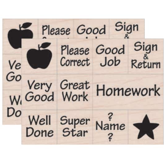 Hero Arts&#xAE; Nearly Tiny Teacher Messages Stamp Sets